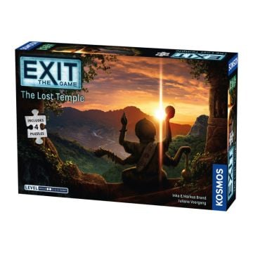 Exit the Game The Lost Temple Jigsaw Puzzle and Board Game