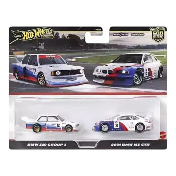 Hot Wheels Car Culture 2 Pack BMW 320 Group 5 & 2001 BMW M3 GTR