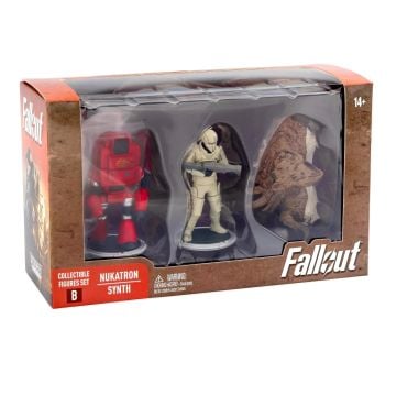 Fallout Nukatron & Synth 3" Collectable Figures Set (B)0
