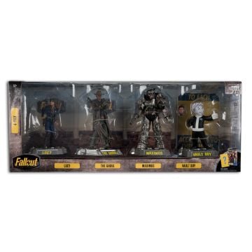 McFarlane Movie Maniacs Fallout TV Series Lucy Maximus The Ghoul & Vault Boy 6" Posed Figure 4 Pack