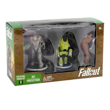 Fallout X01 & Protectron 3" Collectable Figures Set (D)0