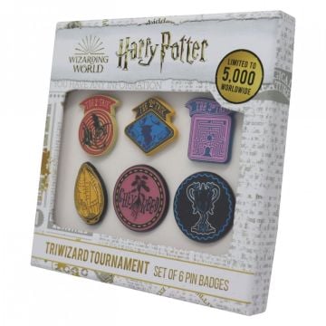 Fanattik Harry Potter Limited Edition Set Of 6 Triwizard Tournament Pin Badges (Image 1)