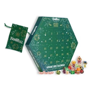 Fanroll 25-Day Dice Holiday Advent Calendar 2025