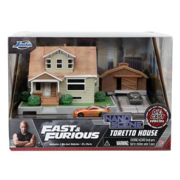 Fast And Furious Dom's Toretto House Nano Scene With 2 Vehicles