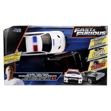 Fast & Furious 1:16 RC Dom's Charger Police Car Twin Pack