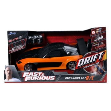 Fast & Furious Han's 1993 Mazda RX-7 Veilside 1:10 Scale RC Car (Image 1)