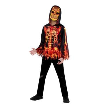 Fire Devil Child Costume Size M 5-7 Years