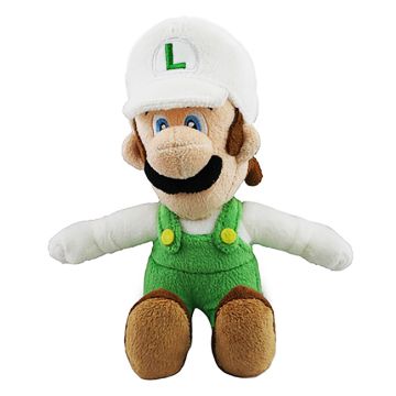 Super Mario - Fire Luigi 9" Plush