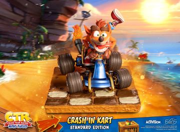 First 4 Figures Crash Team Racing: Nitro Fueled Crash in Kart Standard Edition Statue
