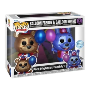 Five Nights at Freddy's Balloon Freddie & Balloon Bonnie Metallic 2 Pack Funko POP! Vinyl