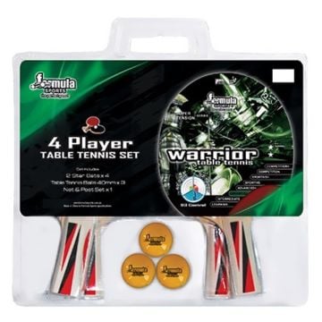 Formula Sports Warrior Table Tennis Set for 4 Players