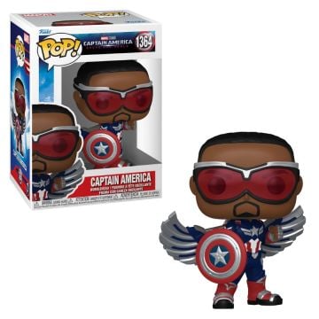 Marvel Captain America Brave New World Captain America Funko POP! Vinyl (Image 1)