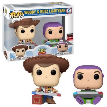 Toy Story Wood & Buzz Convention Exclusive Funko POP! Vinyl 2 Pack
