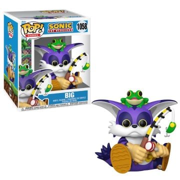 Sonic the Hedgehog Big the Cat with Froggy 6" Funko POP! Vinyl