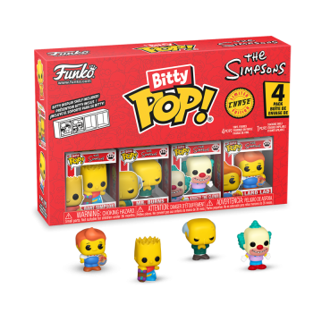The Simpsons Bart Simpson Bitty 4 Pack Funko POP! Vinyl