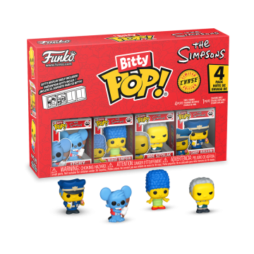 The Simpsons Itchy Bitty 4 Pack Funko POP! Vinyl