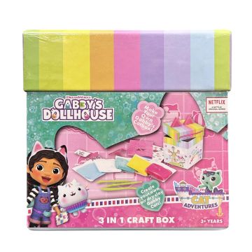 Gabby's Dollhouse 3 in 1 Craft Box