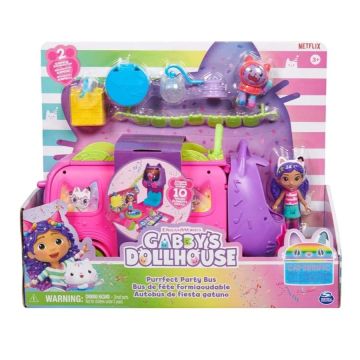 Gabby's Dollhouse Purrfect Party Bus Playset
