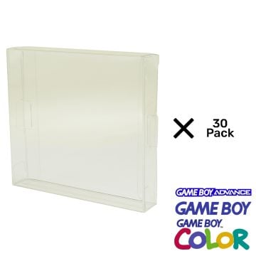 Gameboy Game Case 0.5mm Plastic UV Protector 30 Pack