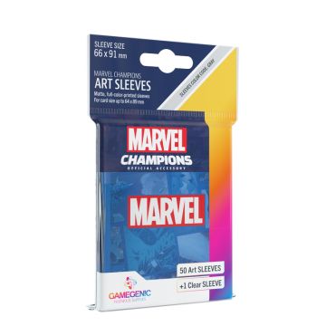 Gamegenic Marvel Champions Art Sleeves Blue Card Sleeves