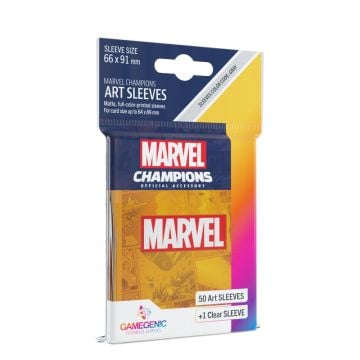 Gamegenic Marvel Champions Art Sleeves Orange Card Sleeves