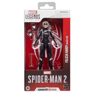 Marvel Legends Series: Gamerverse Spider-Man 2 Black Cat Felicia Hardy Action Figure