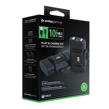PDP Gaming Play & Charge Kit for Xbox One and Xbox Series X/S