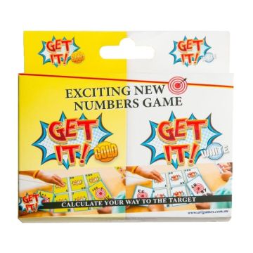 Get It Double Pack Gold & White Card Game 
