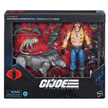 G.I. Joe Classified Series 125 Dreadnok Gnawgahyde with Porkbelly and Yobbo Action Figure