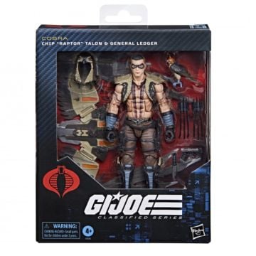 G.I. Joe Classified Series: #139 Chip Raptor Talon & General Ledger Action Figure