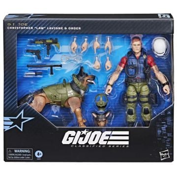 G.I. Joe Classified Series: #157 Christopher "Law" Lavigne & Order Action Figure (Image 1)