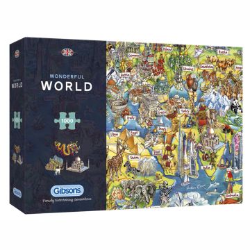 Gibson's Wonderful World 1000 Piece Jigsaw Puzzle