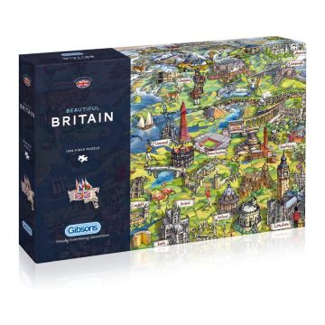 Gibsons Beautiful Britain 1000 Piece Puzzle