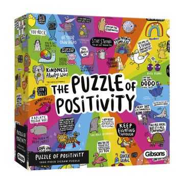 Gibsons Puzzle Of Positivity 1000 Piece Puzzle