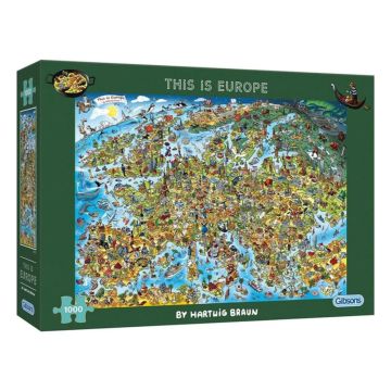 Gibsons This Is Europe 1000 Piece Puzzle