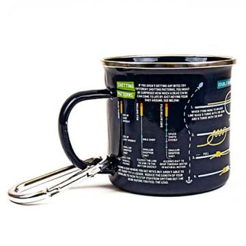 Gift Republic Fishing Guide Enamel Mug
