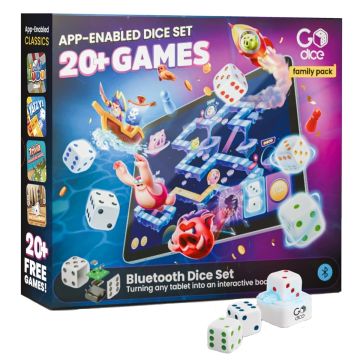 GoDice Play Family Pack Electronic Dice with 20+ Games App