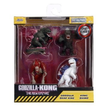 Godzilla X Kong The New Empire 2.5" 4 Pack Metalfigs
