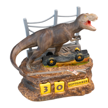 Jurassic Park T-Rex 3D Perpetual Calendar