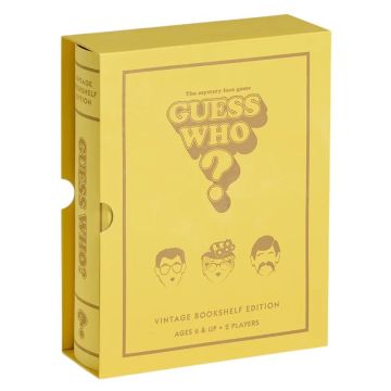 Guess Who Vintage Bookshelf Edition Board Game0