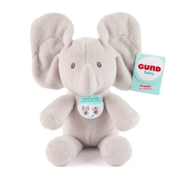 Gund Baby Flappy Elephant Handheld Peek-A-Boo 30cm Plush