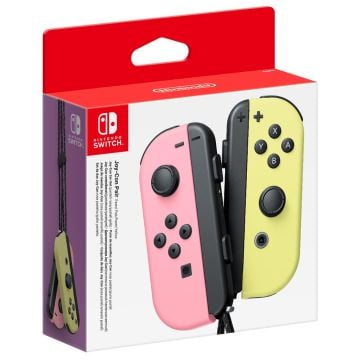 Nintendo Switch Joy-Con Pastel Pink & Pastel Yellow Controller Set