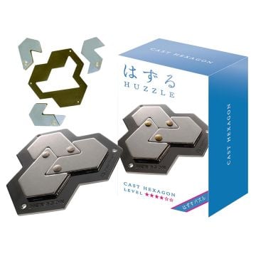 Hanayama Level 4 Cast Hexagon Puzzle (Image 1)