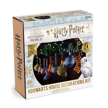 Harry Potter Hogwarts House Christmas Decorations Knit Kit