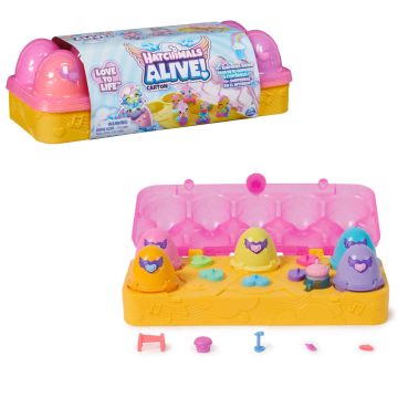 Hatchimals Alive Pink and Yellow Egg Carton Set