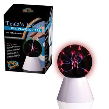 Heebie Jeebies Tesla's Lamp USB Plasma Ball 7cm Diameter