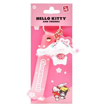 Hello Kitty & Friends Cinnamoroll Sakura Keychain with Hand Strap