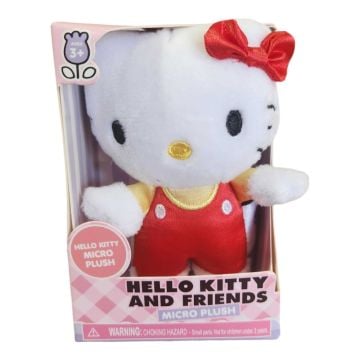 Hello Kitty & Friends Hello Kitty Red Overalls Micro Plush