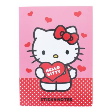 Hello Kitty Hearts & Bows Sticky Notes Set (Image 1)