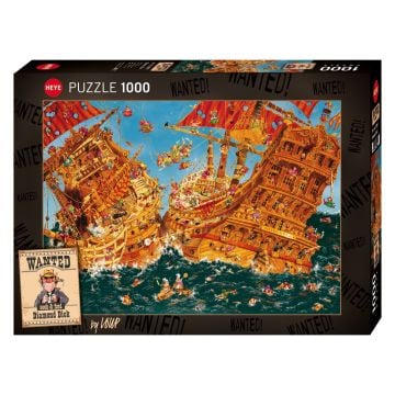 Heye Seek & Find Wanted Diamond Dick 1000 Piece Jigsaw Puzzle